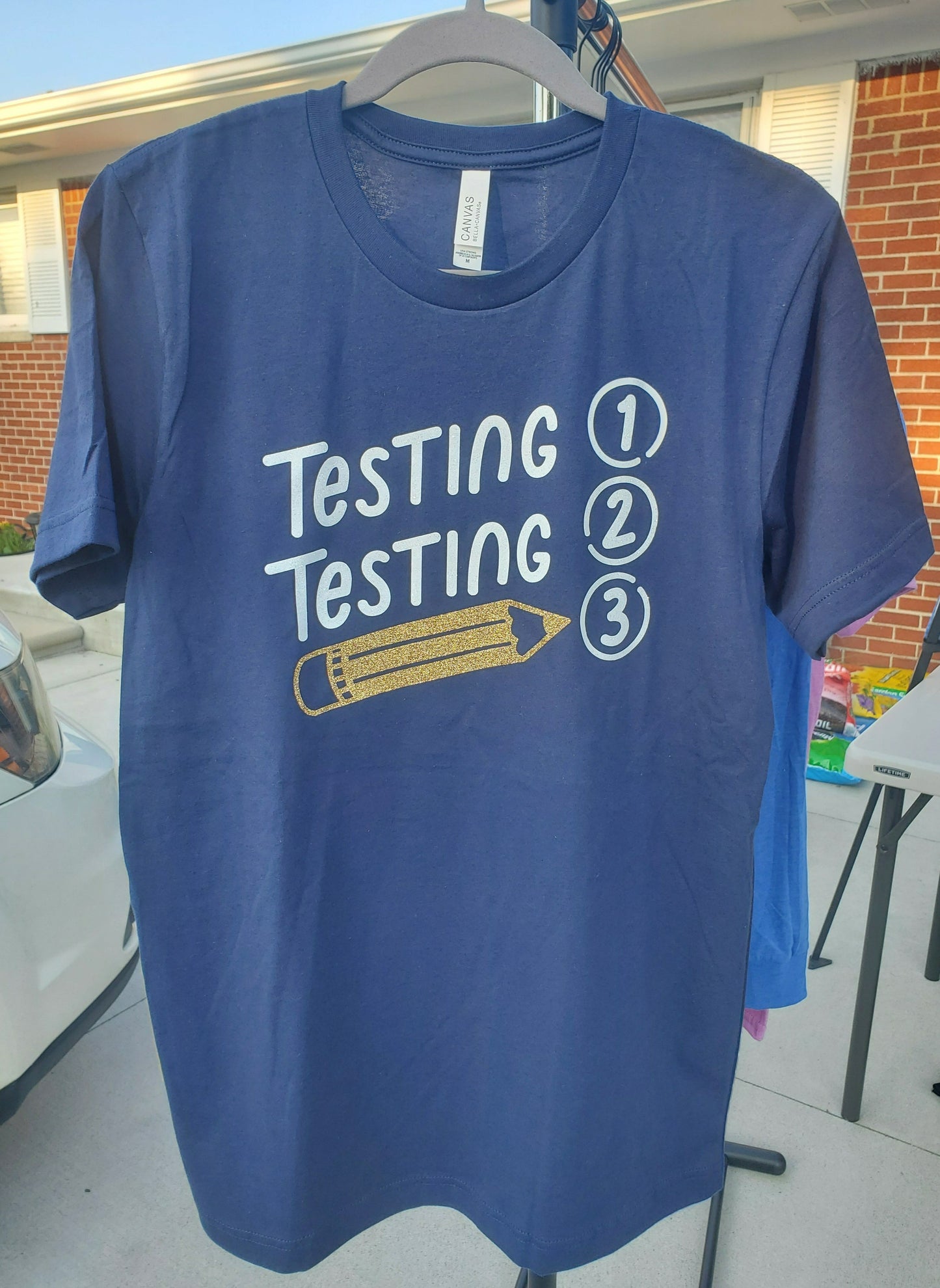 Testing, Testing 1, 2, 3 T-shirt