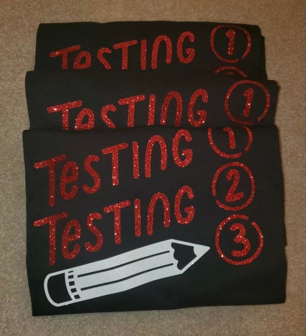 Testing, Testing 1, 2, 3 T-shirt