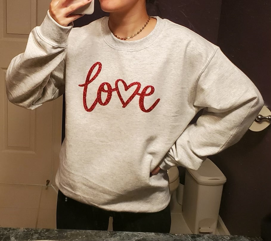 Love sweatshirt